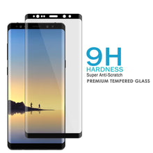 Load image into Gallery viewer, Galaxy Note 9 Black Punkcase Glass SHIELD Tempered Glass Screen Protector 0.33mm Thick 9H Glass