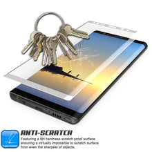 Load image into Gallery viewer, Galaxy Note 9 White Punkcase Glass SHIELD Tempered Glass Screen Protector 0.33mm Thick 9H Glass