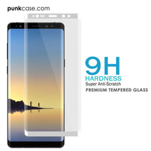 Load image into Gallery viewer, Galaxy Note 9 Black Punkcase Glass SHIELD Tempered Glass Screen Protector 0.33mm Thick 9H Glass