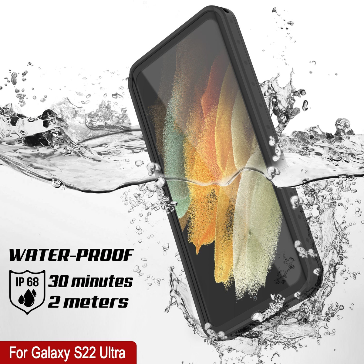 Galaxy S22 Ultra Waterproof Case PunkCase StudStar Clear Thin 6.6ft Un –  AvatarCase AU