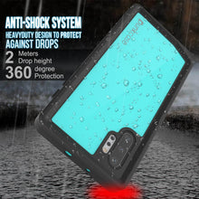 Load image into Gallery viewer, Galaxy Note 10+ Plus Waterproof Case, Punkcase Studstar Series Teal Thin Armor Cover