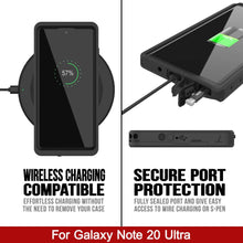 Load image into Gallery viewer, Galaxy Note 20 Ultra Waterproof Case, Punkcase Studstar Clear Thin Armor Cover