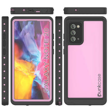 Load image into Gallery viewer, Galaxy Note 20 Waterproof Case, Punkcase Studstar Pink Thin Armor Cover