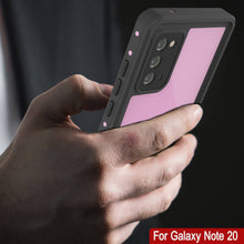 Load image into Gallery viewer, Galaxy Note 20 Waterproof Case, Punkcase Studstar Pink Thin Armor Cover