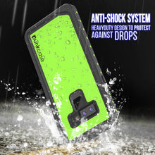 Load image into Gallery viewer, Galaxy Note 9 Waterproof Case, Punkcase Studstar Light Green Thin Armor Cover