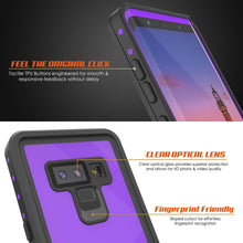 Load image into Gallery viewer, Galaxy Note 9 Waterproof Case, Punkcase Studstar Purple Series Thin Armor Cover