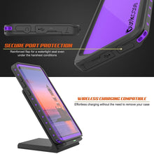 Load image into Gallery viewer, Galaxy Note 9 Waterproof Case, Punkcase Studstar Purple Series Thin Armor Cover