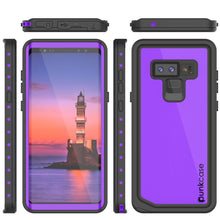 Load image into Gallery viewer, Galaxy Note 9 Waterproof Case, Punkcase Studstar Purple Series Thin Armor Cover