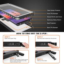 Load image into Gallery viewer, Galaxy Note 9 Waterproof Case, Punkcase Studstar White Thin Armor Cover