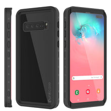 Load image into Gallery viewer, Galaxy S10 5G Waterproof Case PunkCase StudStar Black Thin 6.6ft Underwater IP68 Shock/Snow Proof