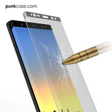 Load image into Gallery viewer, Galaxy Note 9 Black Punkcase Glass SHIELD Tempered Glass Screen Protector 0.33mm Thick 9H Glass