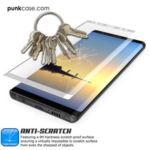 Load image into Gallery viewer, Galaxy Note 9 Black Punkcase Glass SHIELD Tempered Glass Screen Protector 0.33mm Thick 9H Glass