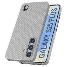 Load image into Gallery viewer, Punkcase Galaxy S25 Plus Carbon Fiber Case [AramidShield Series] Ultra Slim &amp; Light Kevlar [White]
