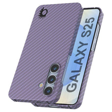 Load image into Gallery viewer, Punkcase Galaxy S25 Carbon Fiber Case [AramidShield Series] Ultra Slim &amp; Light Kevlar [Lilac]
