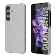 Load image into Gallery viewer, Galaxy S24 Plus Case, Punkcase CarbonShield, Heavy Duty &amp; Ultra Thin Cover [shockproof][non slip] [White]

