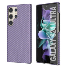 Load image into Gallery viewer, Galaxy S24 Ultra Case, Punkcase CarbonShield, Heavy Duty &amp; Ultra Thin Cover [shockproof][non slip] [Lilac]
