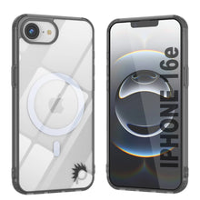 Load image into Gallery viewer, Punkcase iPhone 16e Magnetic Wireless Charging Case [ClearMag Series][Black]
