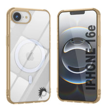 Load image into Gallery viewer, Punkcase iPhone 16e Magnetic Wireless Charging Case [ClearMag Series][Gold]
