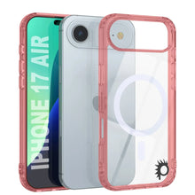 Load image into Gallery viewer, Punkcase iPhone 17 Air Magnetic Wireless Charging Case [ClearMag Series][Red]
