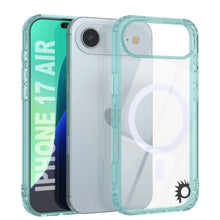 Load image into Gallery viewer, Punkcase iPhone 17 Air Magnetic Wireless Charging Case [ClearMag Series][Teal]

