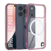 Load image into Gallery viewer, Punkcase iPhone 17 Pro Max Magnetic Wireless Charging Case [ClearMag Series][Rose]
