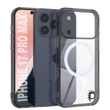 Load image into Gallery viewer, Punkcase iPhone 17 Pro Max Magnetic Wireless Charging Case [ClearMag Series][Black]
