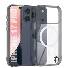 Load image into Gallery viewer, Punkcase iPhone 17 Pro Magnetic Wireless Charging Case [ClearMag Series][Silver]
