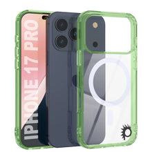 Load image into Gallery viewer, Punkcase iPhone 17 Pro Magnetic Wireless Charging Case [ClearMag Series][Green]
