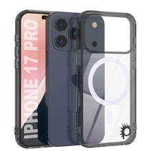 Load image into Gallery viewer, Punkcase iPhone 17 Pro Magnetic Wireless Charging Case [ClearMag Series][Black]

