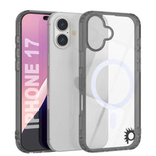 Load image into Gallery viewer, Punkcase iPhone 17 Magnetic Wireless Charging Case [ClearMag Series][Black]
