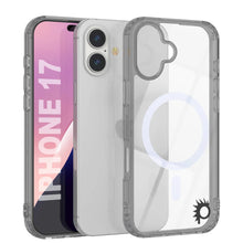 Load image into Gallery viewer, Punkcase iPhone 17 Magnetic Wireless Charging Case [ClearMag Series][Silver]
