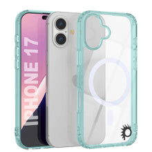 Load image into Gallery viewer, Punkcase iPhone 17 Magnetic Wireless Charging Case [ClearMag Series][Teal]
