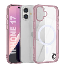 Load image into Gallery viewer, Punkcase iPhone 17 Magnetic Wireless Charging Case [ClearMag Series][Rose]
