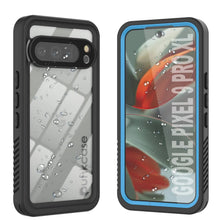 Load image into Gallery viewer, Google Pixel 9 Pro XL Waterproof Case, Punkcase [Extreme Series] Armor Cover W/ Built In Screen Protector [Light Blue]
