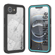 Load image into Gallery viewer, iPhone 16e Waterproof Case, Punkcase [Extreme Series] Armor Cover W/ Built In Screen Protector [Teal]
