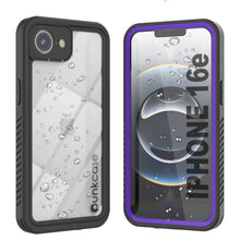 Load image into Gallery viewer, iPhone 16e Waterproof Case, Punkcase [Extreme Series] Armor Cover W/ Built In Screen Protector [Purple]
