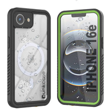 Load image into Gallery viewer, iPhone 16e  Waterproof Case, Punkcase [Extreme Mag Series] Armor Cover W/ Built In Screen Protector [Green]
