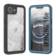 Load image into Gallery viewer, iPhone 16e Waterproof Case, Punkcase [Extreme Series] Armor Cover W/ Built In Screen Protector [Light Blue]
