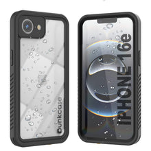 Load image into Gallery viewer, iPhone 16e Waterproof Case, Punkcase [Extreme Series] Armor Cover W/ Built In Screen Protector [Black]

