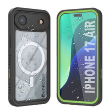 Load image into Gallery viewer, iPhone 17 Air Waterproof Case, Punkcase [Extreme Series] Armor Cover W/ Built In Screen Protector [Light Green]
