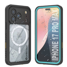 Load image into Gallery viewer, iPhone 17 Pro Max Waterproof Case, Punkcase [Extreme Mag Series] Armor Cover W/ Built In Screen Protector [Teal]

