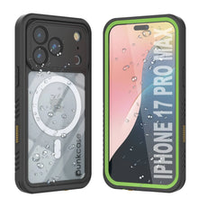 Load image into Gallery viewer, Products iPhone 17 Pro Max Waterproof Case, Punkcase [Extreme Series] Armor Cover W/ Built In Screen Protector [Light Green]
