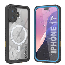 Load image into Gallery viewer, iPhone 17 Waterproof Case, Punkcase [Extreme Mag Series] Armor Cover W/ Built In Screen Protector [Blue]
