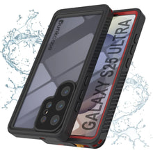 Load image into Gallery viewer, Galaxy S25 Ultra Water/ Shockproof [Extreme Series] With Screen Protector Case [Red]
