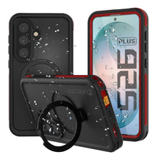 Load image into Gallery viewer, Galaxy S26 Plus Waterproof Case [Kickstud 2.0 Series] Protective IP68 Cover W/Screen Protector &amp; Kickstand [Red]
