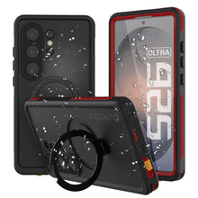 Load image into Gallery viewer, Galaxy S26 Ultra Waterproof Case [Kickstud 2.0 Series] Protective IP68 Cover W/Screen Protector &amp; Kickstand [Red]
