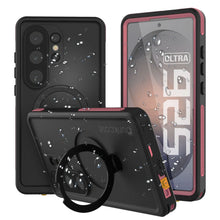 Load image into Gallery viewer, Galaxy S26 Ultra Waterproof Case [Kickstud 2.0 Series] Protective IP68 Cover W/Screen Protector &amp; Kickstand [Pink]

