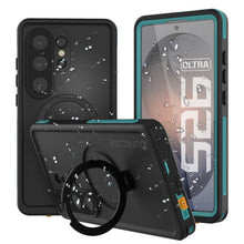 Load image into Gallery viewer, Galaxy S26 Ultra Waterproof Case [Kickstud 2.0 Series] Protective IP68 Cover W/Screen Protector &amp; Kickstand [Teal]
