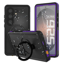 Load image into Gallery viewer, Galaxy S26 Ultra Waterproof Case [Kickstud 2.0 Series] Protective IP68 Cover W/Screen Protector &amp; Kickstand [Purple]
