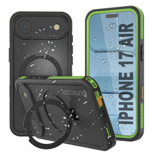 Load image into Gallery viewer, iPhone 17 Air Waterproof Case [Kickstud 2.0 Series] Protective IP68 Cover W/Screen Protector &amp; Kickstand [Green]
